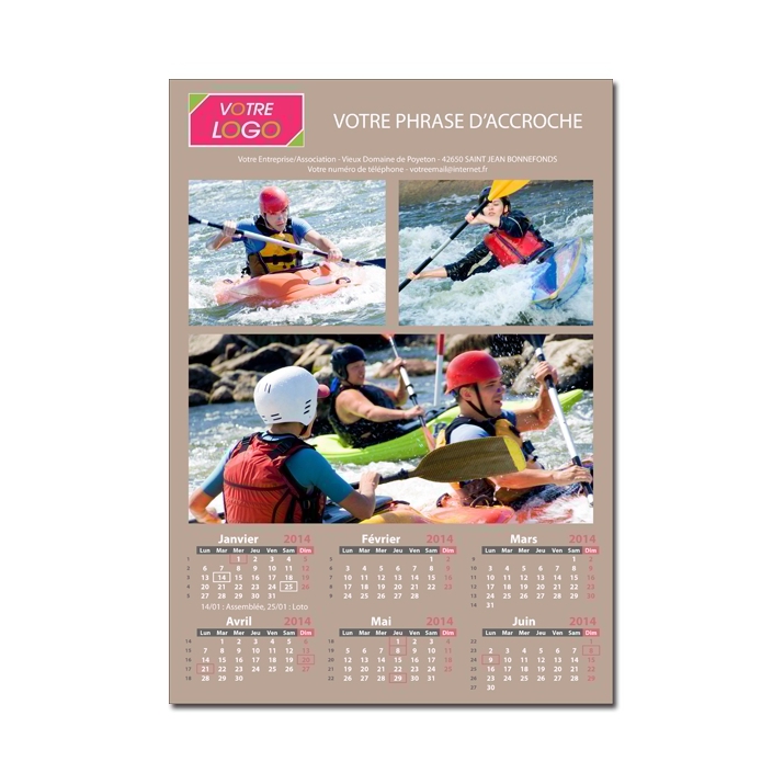 Calendrier photo taupe XL RECTO/VERSO (A3, A2, A1 ou A0) Calendrier photo taupe XL RECTO/VERSO (A3, A2, A1 ou A0)
