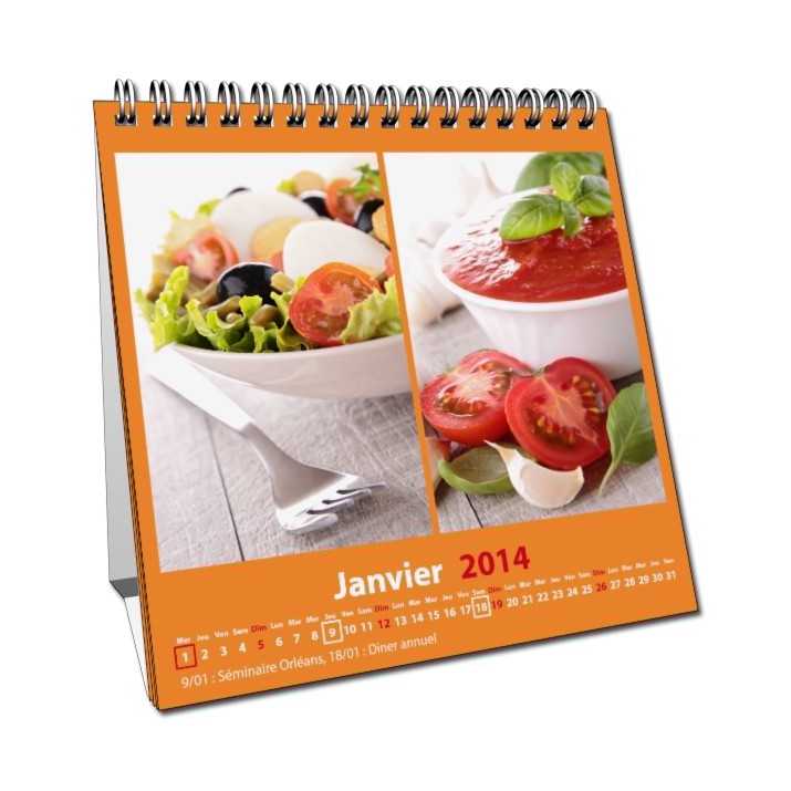Calendrier personnalisable à votre image (mise en page libre) Calendrier personnalisable à votre image (mise en page libre)