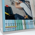 Calendrier de bureau MAXI PANO - Grille calendaire personnalisable