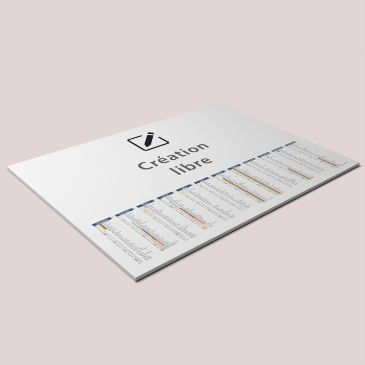 Calendrier photo tableau