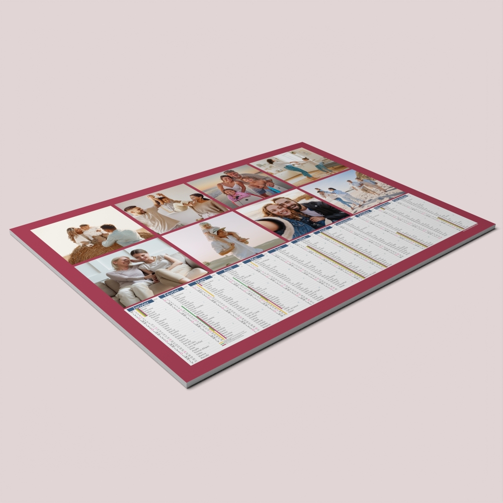 Calendrier photo bancaire