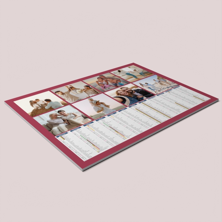 Calendrier photo bancaire
