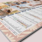 Calendrier photo tableau
