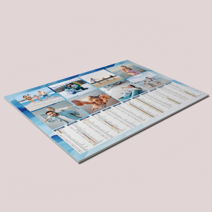 Calendrier photo tableau