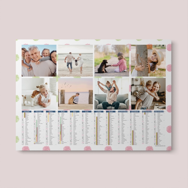 Calendrier photo bancaire
