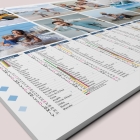 Calendrier photo tableau