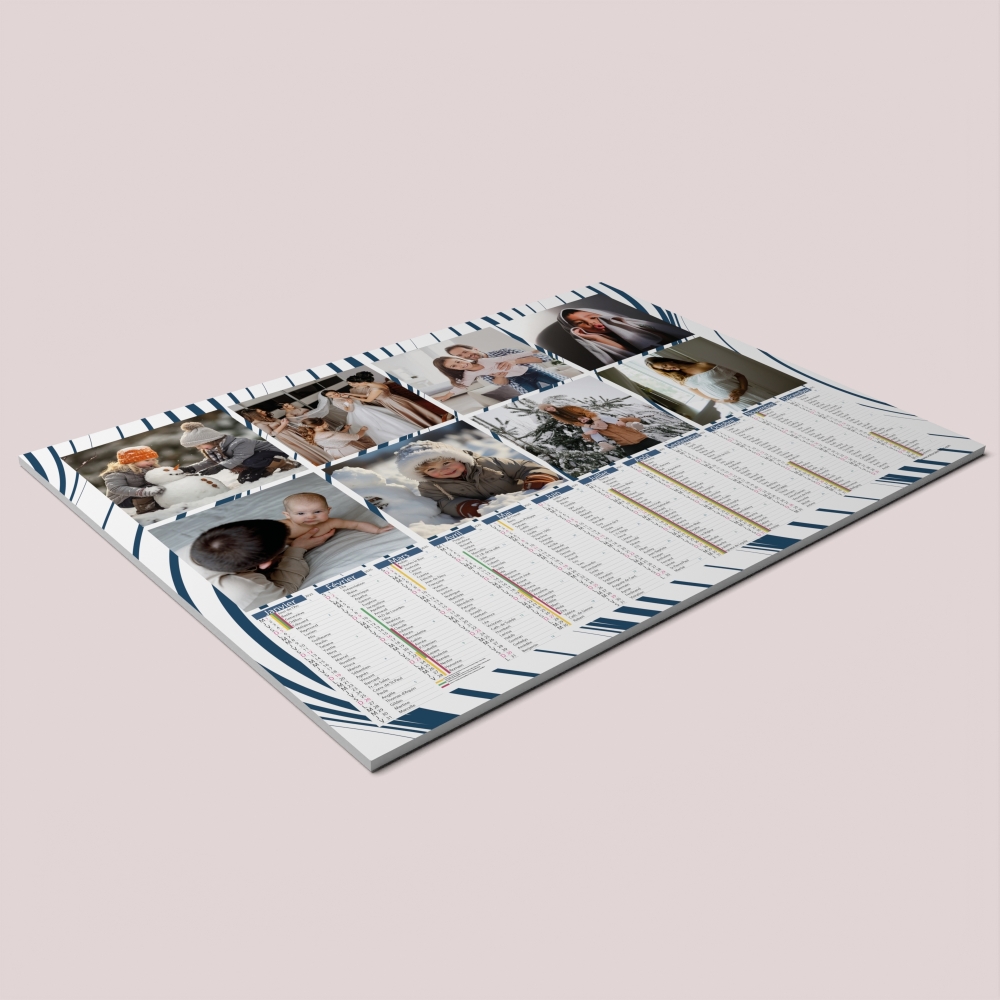 Calendrier photo tableau