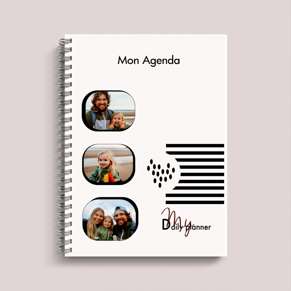 Agenda photo personnalisé