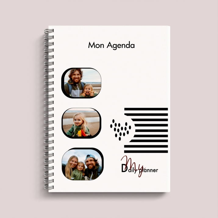 Agenda photo personnalisé