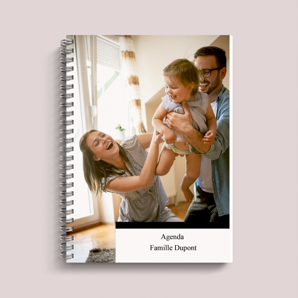 Agenda photo personnalisé