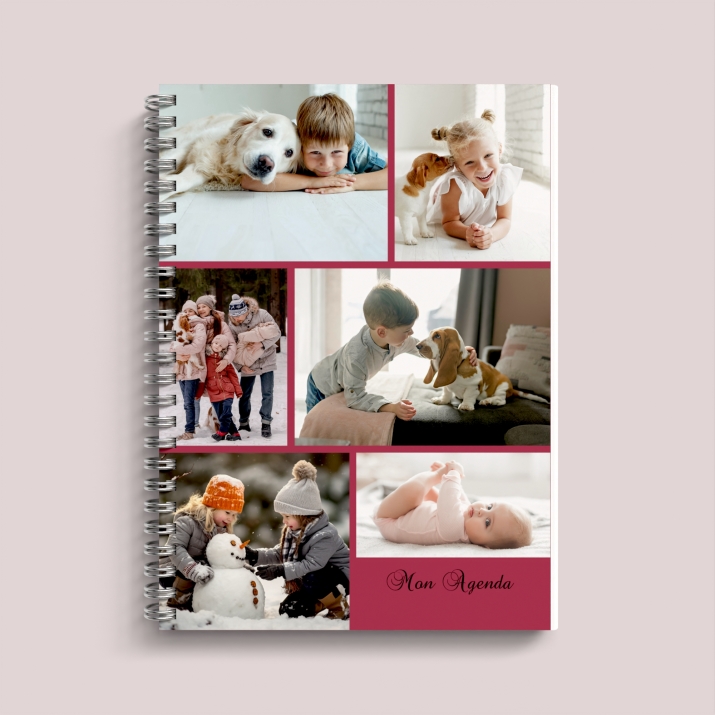 Agenda photo personnalisé