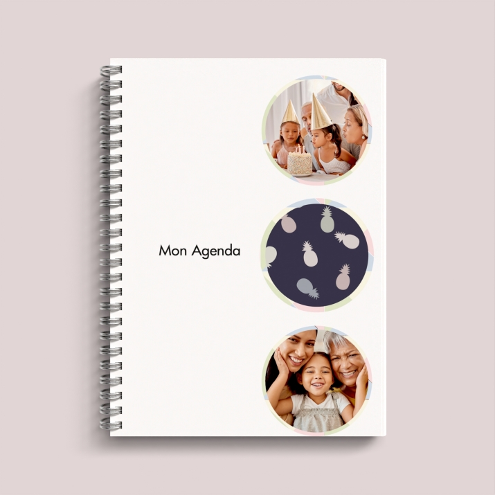 Agenda photo personnalisé