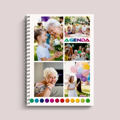 Agenda photo personnalisé
