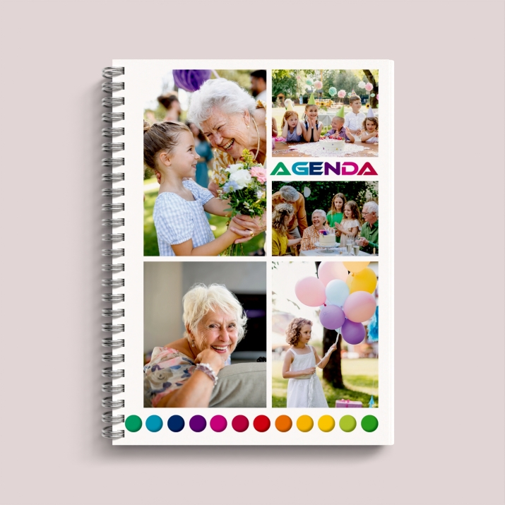 Agenda photo personnalisé