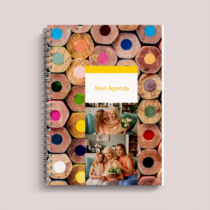 Agenda photo personnalisé