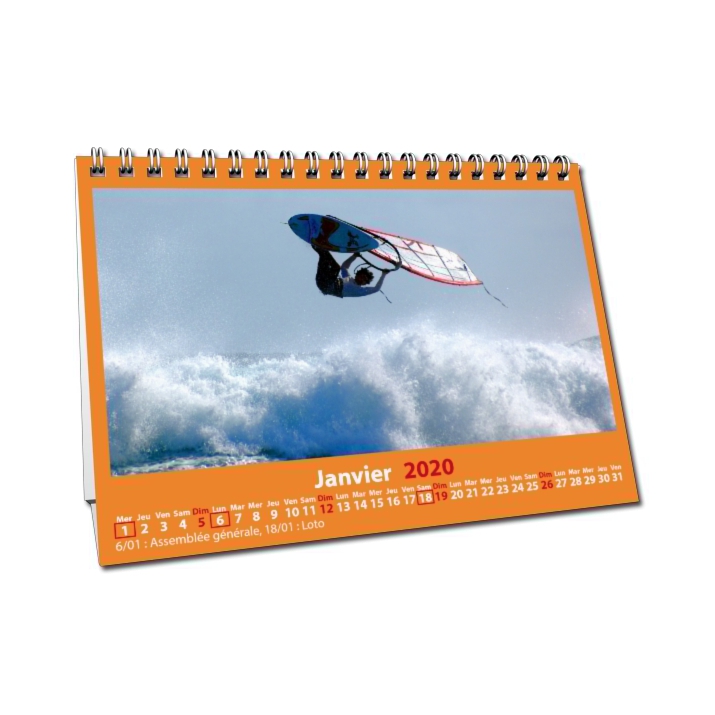 Calendrier de bureau MAXI PANO Calendrier de bureau MAXI PANO