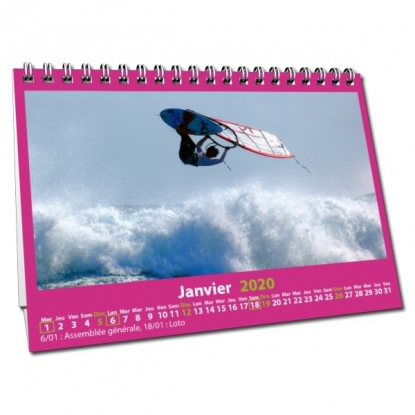 Calendrier de bureau MAXI PANO