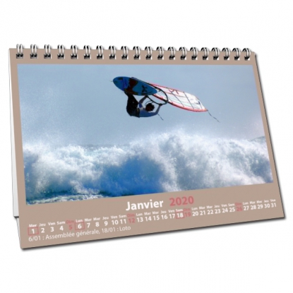 Calendrier de bureau MAXI PANO