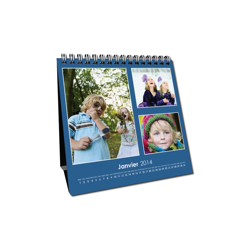 Calendrier LUXE CARRE de bureau Calendrier LUXE CARRE de bureau