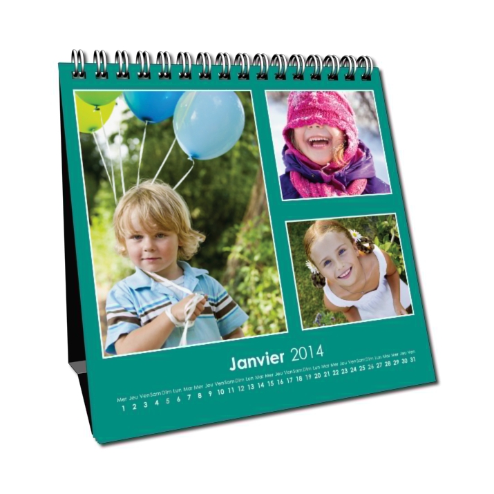 Calendrier LUXE CARRE de bureau Calendrier LUXE CARRE de bureau