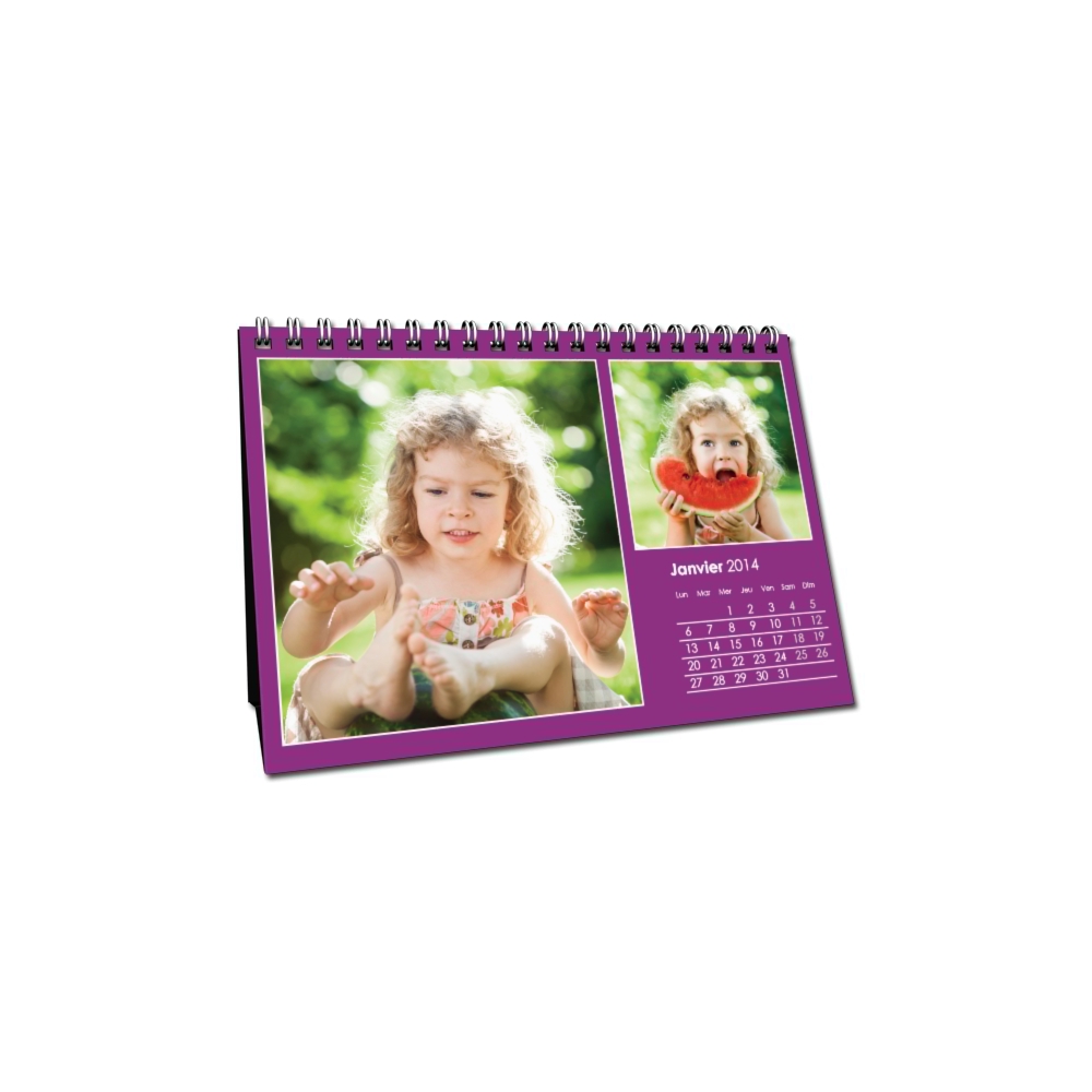 Calendrier LUXE PANO de bureau Calendrier LUXE PANO de bureau