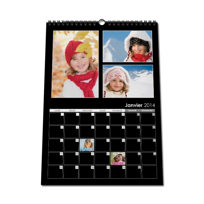 Calendrier PHOTO DATE Calendrier PHOTO DATE