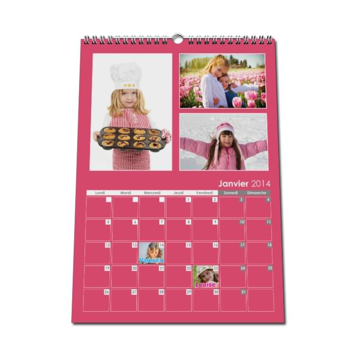 Calendrier PHOTO DATE Calendrier PHOTO DATE