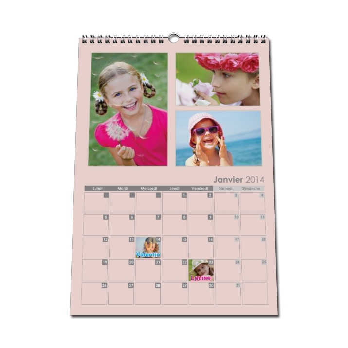 Calendrier PHOTO DATE Calendrier PHOTO DATE