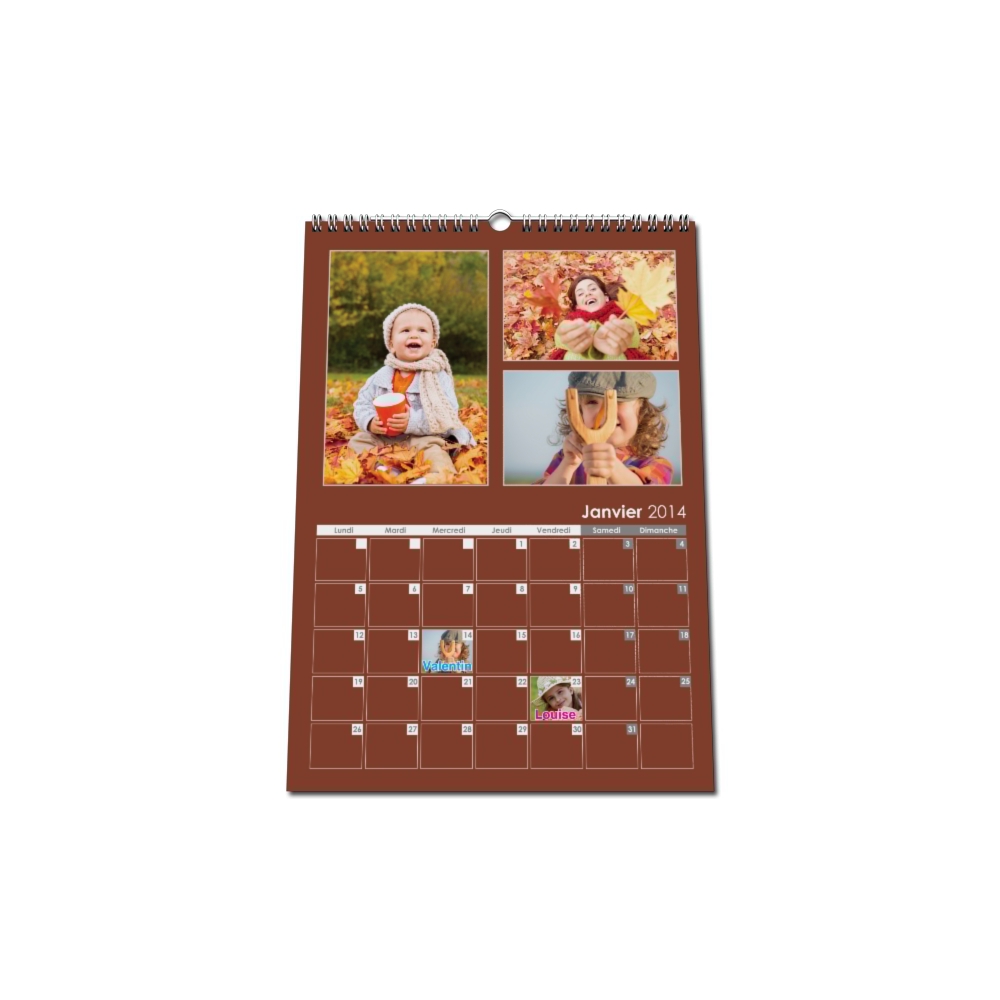 Calendrier PHOTO DATE Calendrier PHOTO DATE