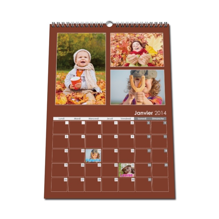 Calendrier PHOTO DATE Calendrier PHOTO DATE