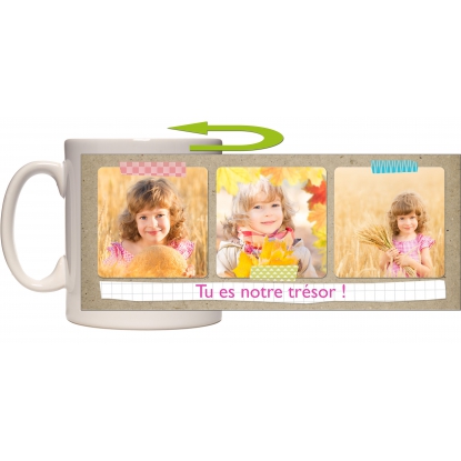 Mug photo magique panoramique