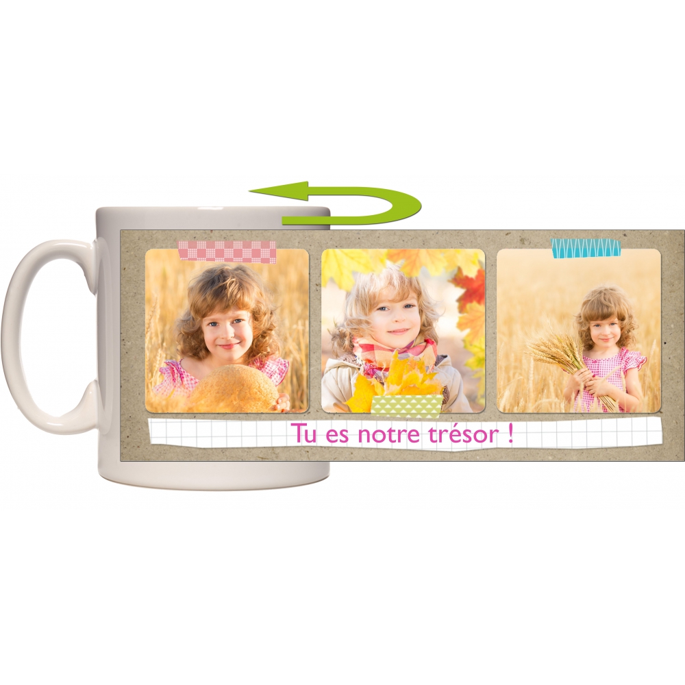 Mug photo magique panoramique