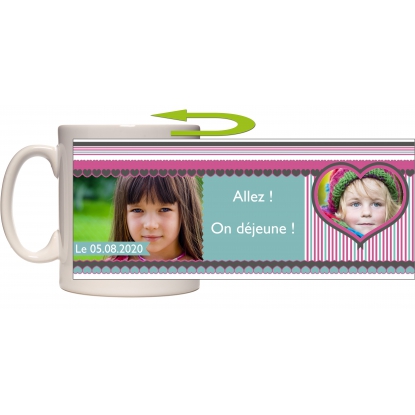 Mug photo magique panoramique