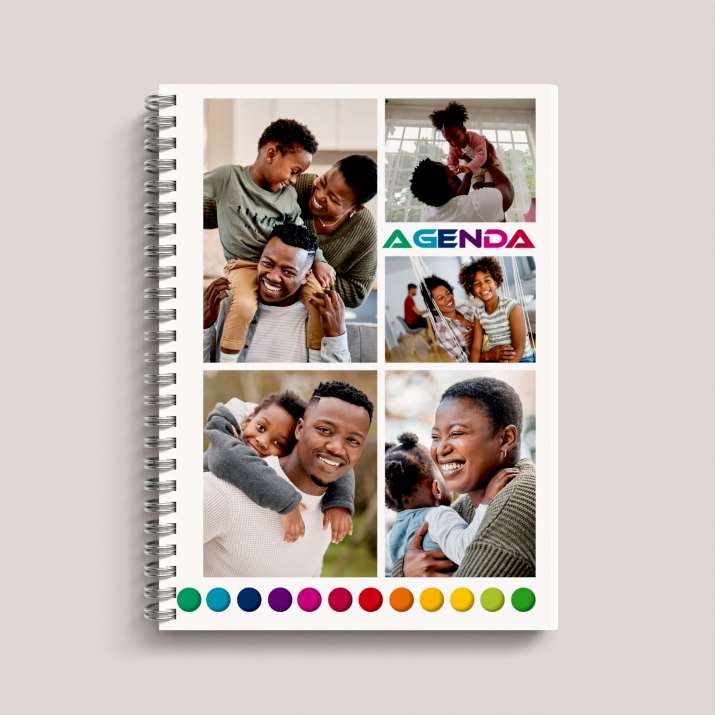 Agenda photo personnalisé