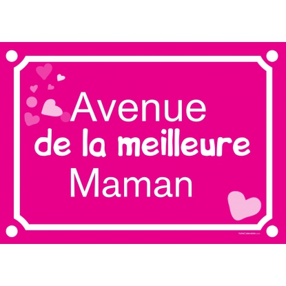 Plaque de rue personnalisée