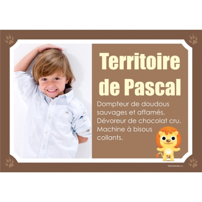 Plaque de rue personnalisée