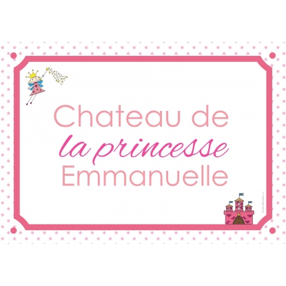 Plaque de rue personnalisée