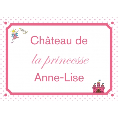 Plaque de rue personnalisée