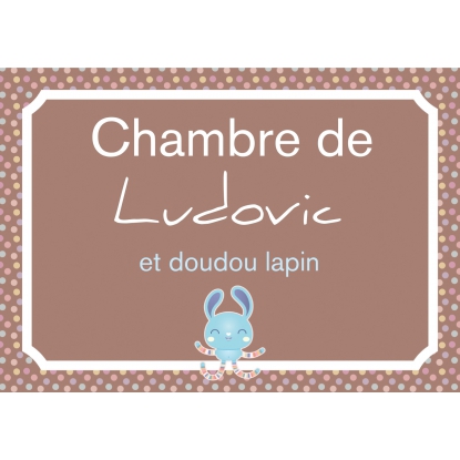 Plaque de rue personnalisée