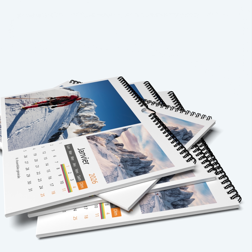 Calendrier photo "PANO" - Minimum de commande : 25 exemplaires