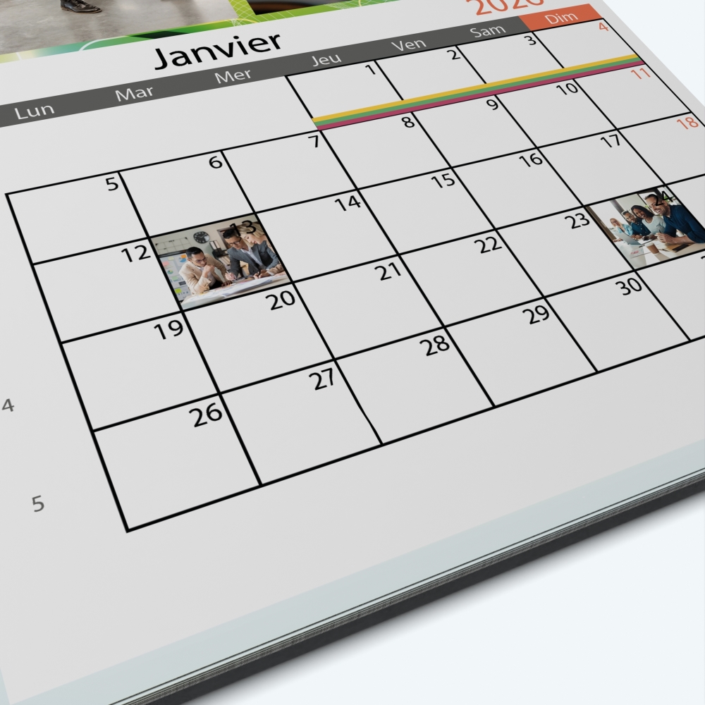 Calendrier PHOTO DATE