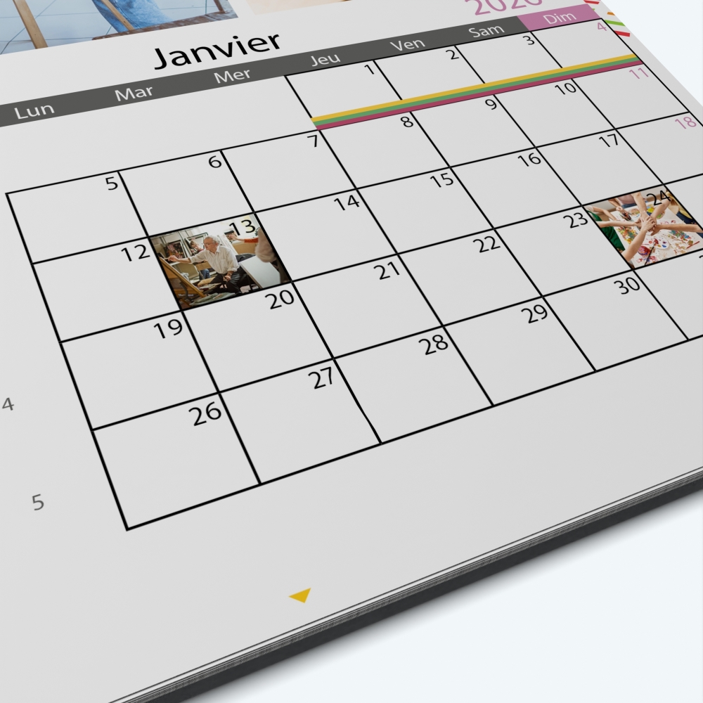 Calendrier PHOTO DATE
