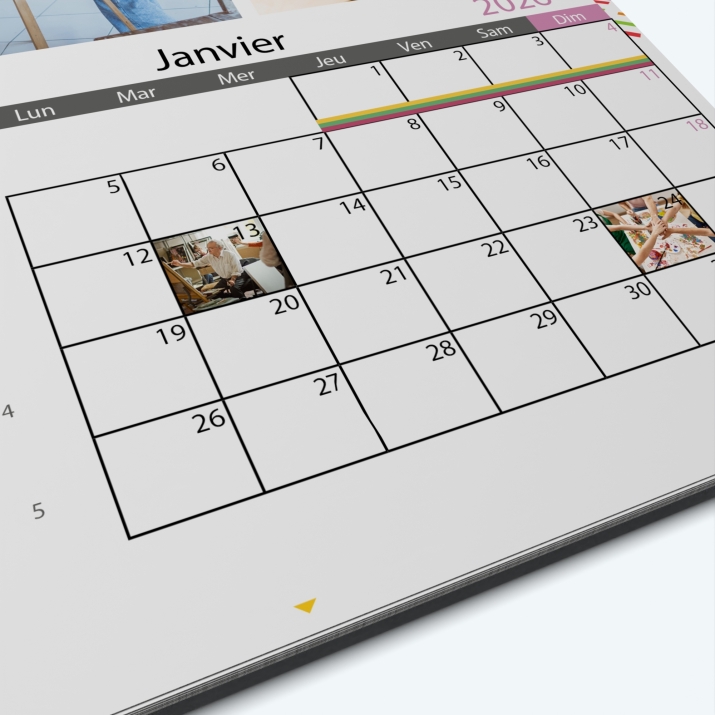 Calendrier PHOTO DATE