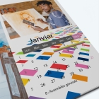 Calendrier photo "PANO" - Grille calendaire personnalisable