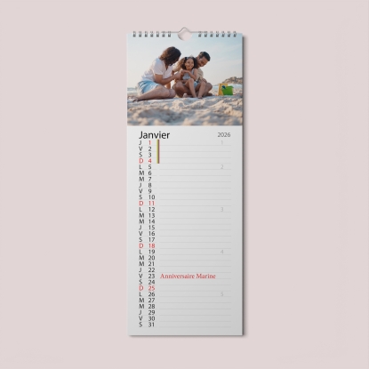 Calendrier photo mural Cuisine