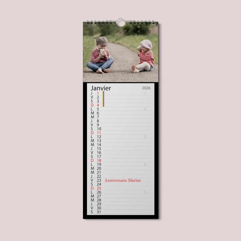 Calendrier photo mural Cuisine