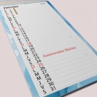Calendrier photo mural Cuisine