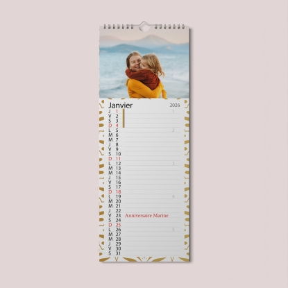 Calendrier photo mural Cuisine