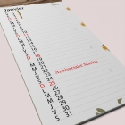 Calendrier photo mural Cuisine