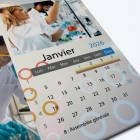 Calendrier photo "PANO" - Grille calendaire personnalisable